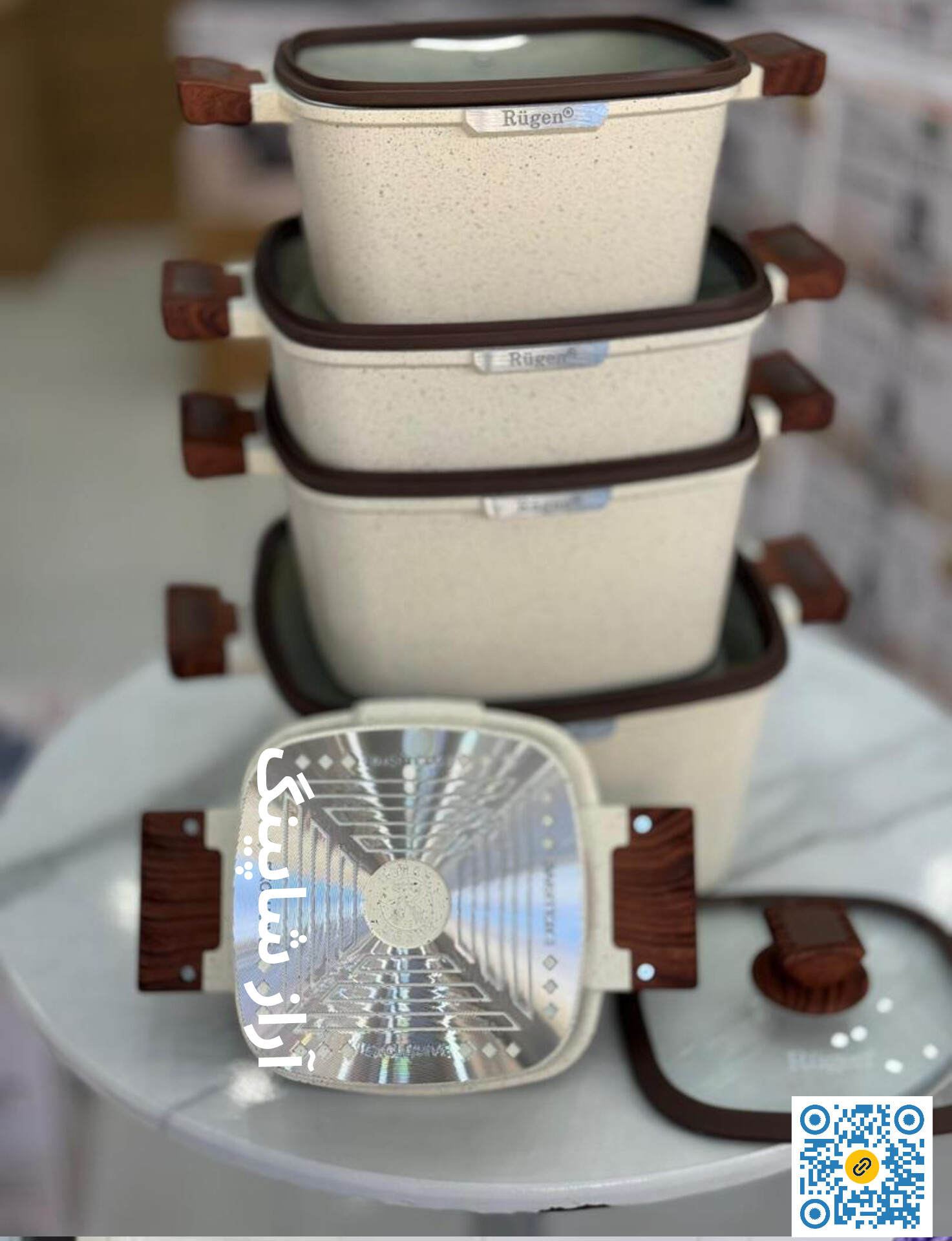 سرویس قابلمه 10 پارچه روگن مدل Ru-7015