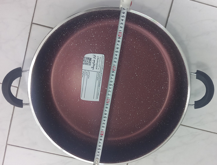 قابلمه ۵۲ الماس با پوشش داخلی زنبوری و نچسب