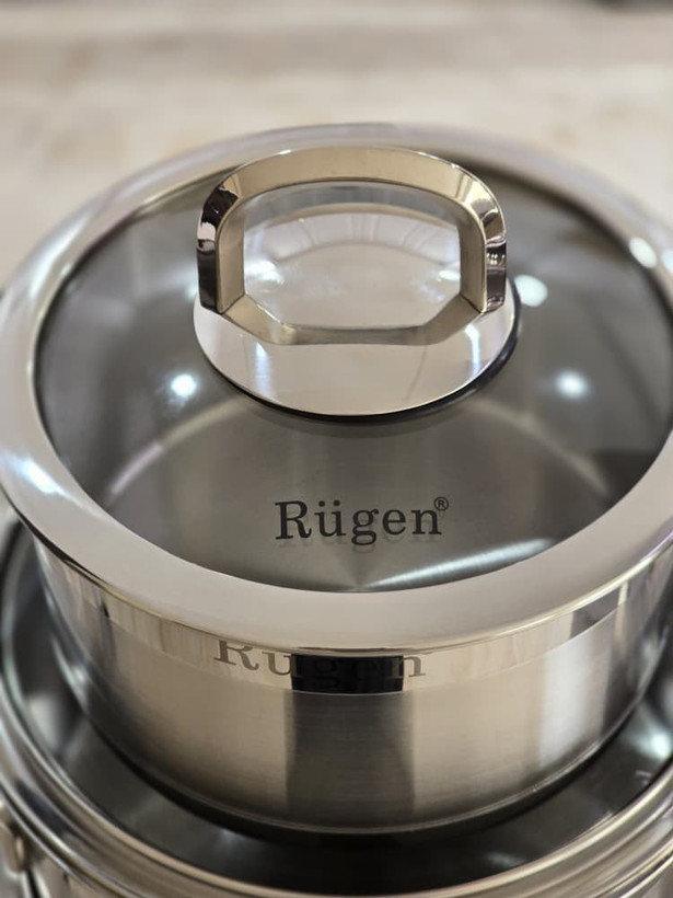 سرویس قابلمه 12 پارچه استیل روگن مدل RÜ7080